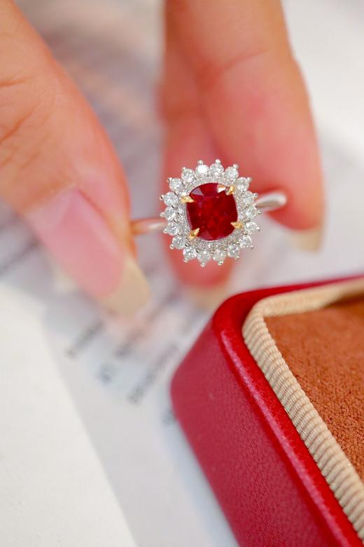 1.0ct 红宝石戒指 商品图2