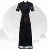 夏黑色旗袍新款年轻款，高端气质少女修身改良小个子KK2821 商品缩略图2