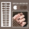 【哑光磨砂指甲贴片】中长假指甲成品24片穿戴美甲工具甲片，指甲修饰快捷方便，带来美丽舒适的穿戴体验。ry 商品缩略图2