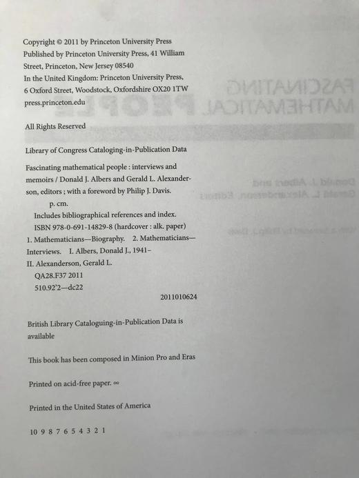 迷人的数学家们：访谈与回忆录 数百幅插图 精装16开 商品图4