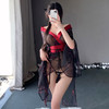 霏慕 日式魅影印花和服套装古风睡衣床上战袍性感情趣内衣夫妻刺激制服性感浴睡袍6628 均码 商品缩略图5