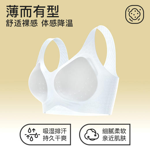 【蜂巢立体防滑】I'd爱帝女士承托定型无痕背心式文胸 商品图1