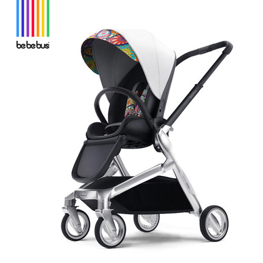 BeBeBus遛娃神器轻便可折叠双向高景观溜娃婴儿车胡蝶bebebus艺术家推车 商品图1