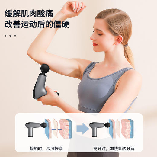 【小家电】吾很型筋膜枪迷你便携肌肉放松经络按摩器HF 商品图3