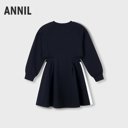 【5A级抗菌】女童假两件连衣裙新款安奈儿童装实体店同款AG433588 商品图1