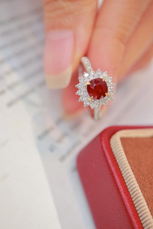 1.1ct 红宝石戒指 商品图2