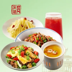 小炒鸡杂套餐【菜品随心搭】