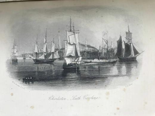 约19世纪后期 皇家通识百科辞典（卷1） 配多幅版画插图与地图 真皮精装16开 商品图6