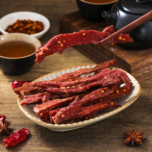 【嚼劲十足！手撕麻辣味风干肉条】传统风干工艺，匠心好味道，「非」油炸很耐撕，鸡肉条五香麻辣特辣解馋L 商品图2