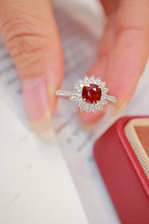 1.1ct 红宝石戒指 商品图4