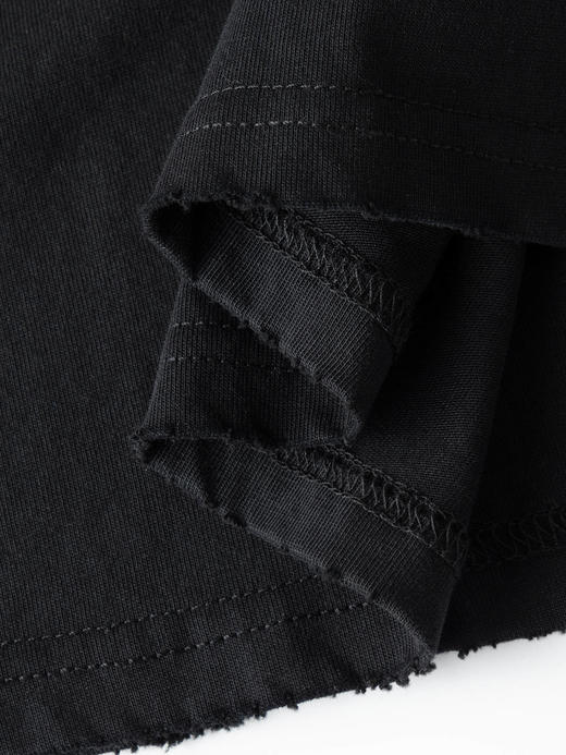 COCO ZONE 100棉设计感连衣裙字母印花气质长裙CC2C1251 商品图9