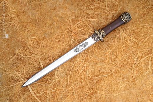 三希堂  青骓系列  手锻古铁青霜小剑  未开刃 商品图8
