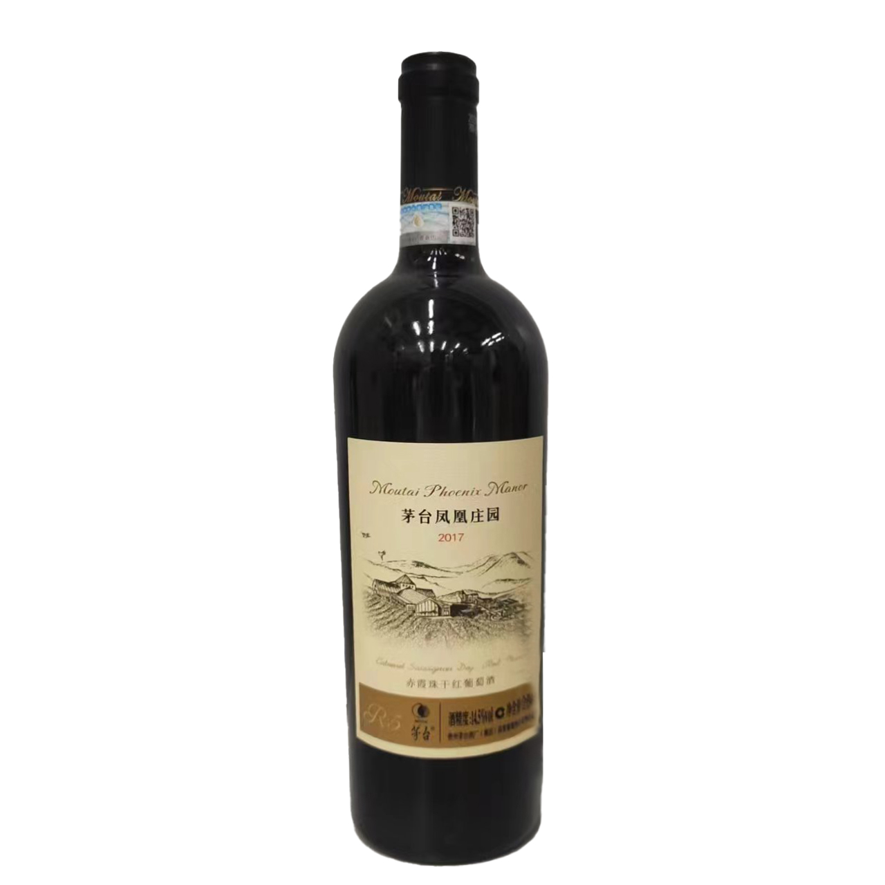 2021年茅台凤凰庄园老款赤霞珠R5木箱装 整箱750ml*6瓶包邮