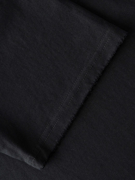 COCO ZONE 100棉设计感连衣裙字母印花气质长裙CC2C1251 商品图7