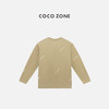 COCO ZONE 100棉复古圆领纯色长袖T恤上衣CC2C1265 商品缩略图1
