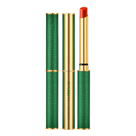 「复古国风！小绿皮管」DMDN复古柔雾不沾杯口红 哑光丝绒 不掉色不沾口罩绿管口红彩妆 商品图4