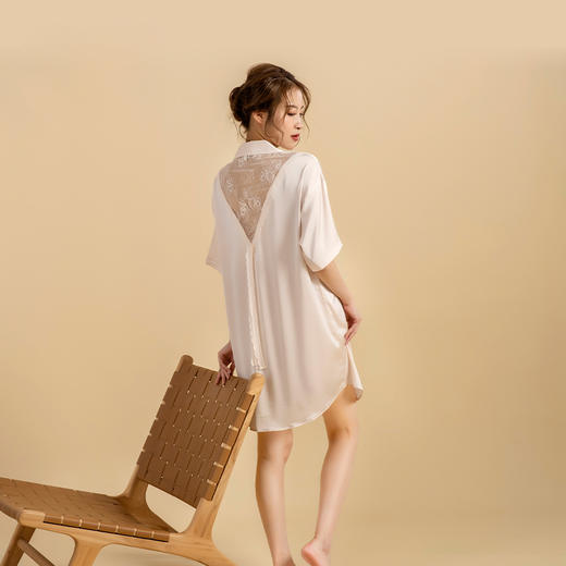 蕾丝镂空家居睡裙 商品图0