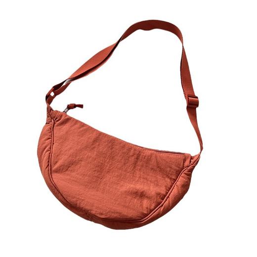 「U家同款！夏季多巴胺饺子包」新款简约小众包包 韩版斜挎单肩尼龙轻便箱包 商品图4