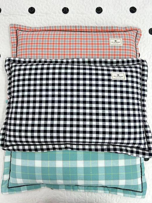 水洗棉方格学生枕 商品图0