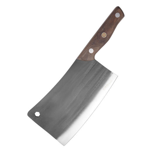 【匠心制作！锻打砍骨刀】甄选钢材，37道工艺古法锻打，坚韧有力，砍骨不崩口，专业加重加厚斩骨刀商用屠宰剁骨刀具L 商品图4