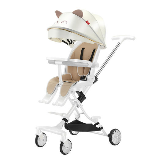 【双向推行 一车用到大！】遛娃神器手推车轻便可坐可躺可折叠0-5岁高景观溜娃神器婴儿车 商品图4