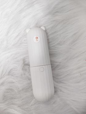 拾计口袋小熊风扇  白色