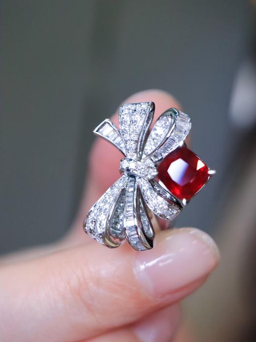 1.85ct 6.68g 红宝石戒指 商品图3