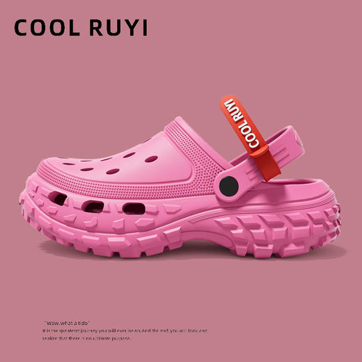 跨境爆款洞洞鞋增高鞋外穿防滑防臭踩屎感洞洞鞋男士厚底沙滩鞋 商品图7