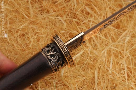 三希堂  青骓系列  手锻古铁青霜小剑  未开刃 商品图9