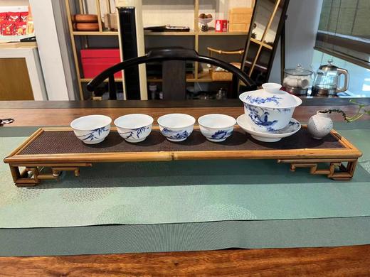 青花盖碗+杯子（不含底座和花器） 商品图0