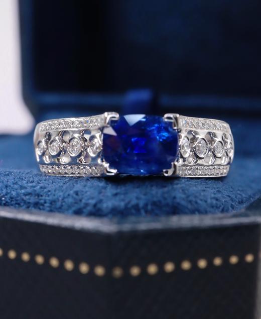 2.2ct 蓝宝石戒指 商品图0