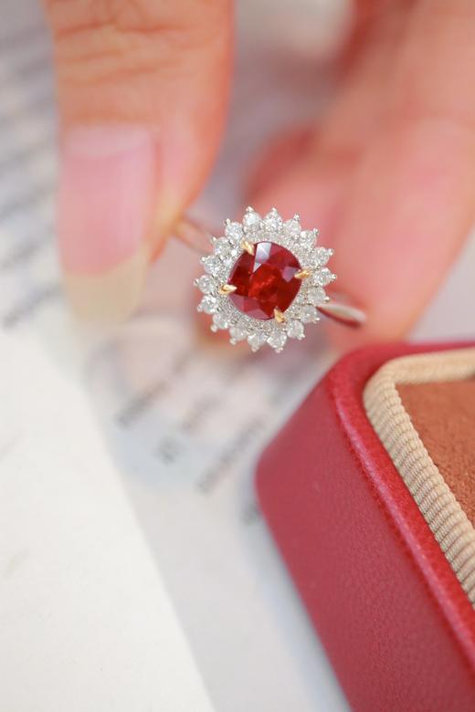1.0ct 红宝石戒指 商品图4