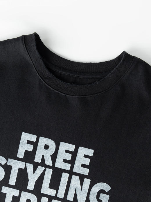 COCO ZONE 100棉设计感连衣裙字母印花气质长裙CC2C1251 商品图5