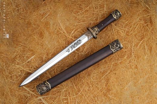 三希堂  青骓系列  手锻古铁青霜小剑  未开刃 商品图4