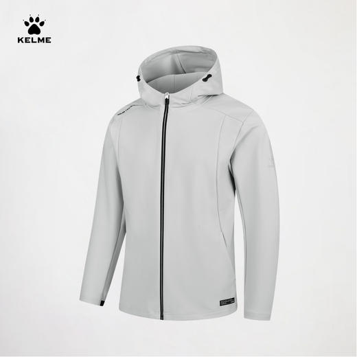 卡尔美秋季新款张弛有度系列男士针织外套（连帽） 商品图2