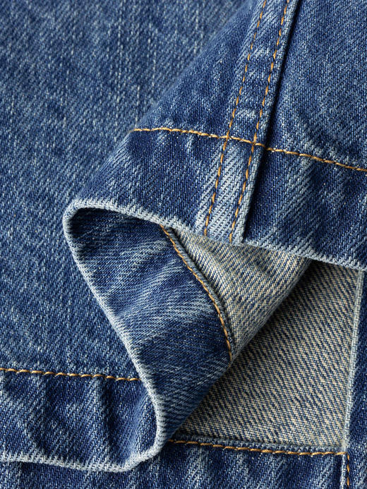 COCO ZONE 复古休闲牛仔西装外套两粒扣设计上衣CC1C1709 商品图10