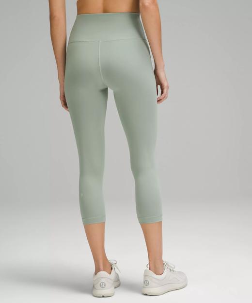 好折！lululemon Wunder 21"高腰leggings瑜伽裤 奶油抹茶色 商品图4