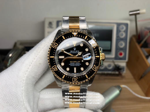 VS factory新品➕匠心打造『18k电镀厚金，几乎达到包金的标准‼️』劳力士经典蚝式海使型间金鬼王 表身904L不锈钢打造⚠️ 这个手表基于正品original原版开模的super copy❕❕ 商品图0