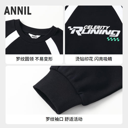 【5A级抗菌】女童假两件连衣裙新款安奈儿童装实体店同款AG433588 商品图2