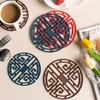 「19.9到手10个！祥云镂空款」软胶镂空中国风隔热垫杯垫垫子碗垫居家日用茶杯垫厨房用品 商品缩略图3