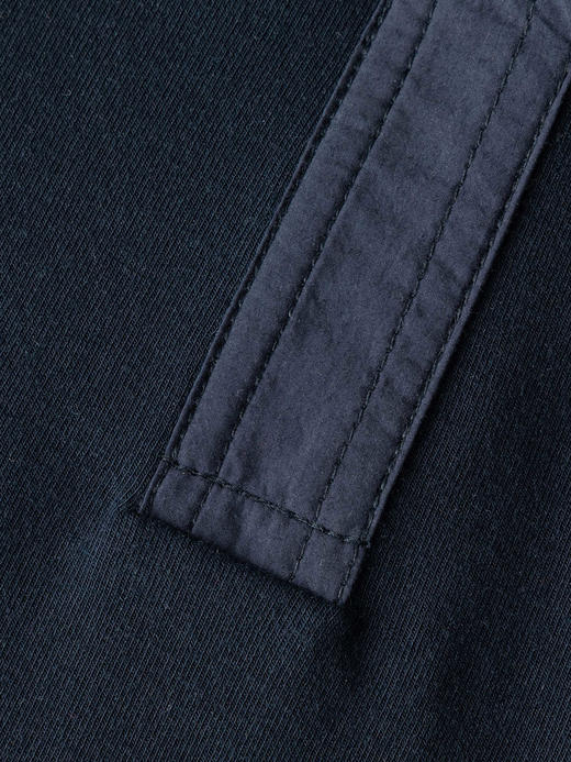 COCO ZONE 莱赛尔绵羊毛混纺设计感翻领短袖T恤CC1C1566 商品图4