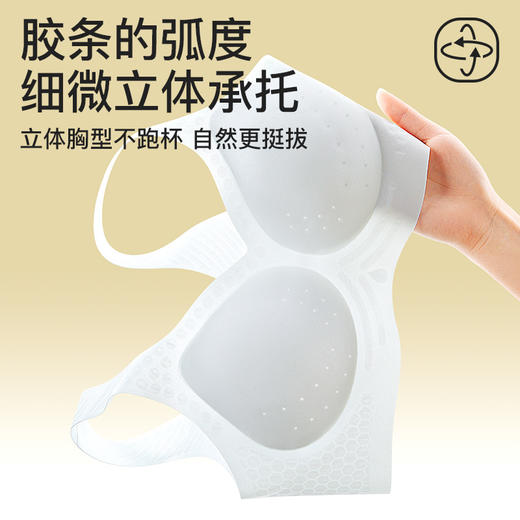 【蜂巢立体防滑】I'd爱帝女士承托定型无痕背心式文胸 商品图2