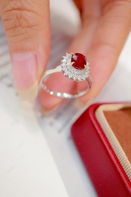 1.0ct 红宝石戒指 商品图0