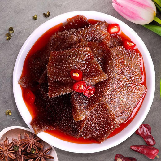 盐津铺子魔芋丝香辣味、素毛肚香辣味 500g/份 商品图2