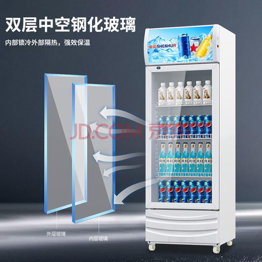 立式单门冷藏柜（玻璃门） 商品图0