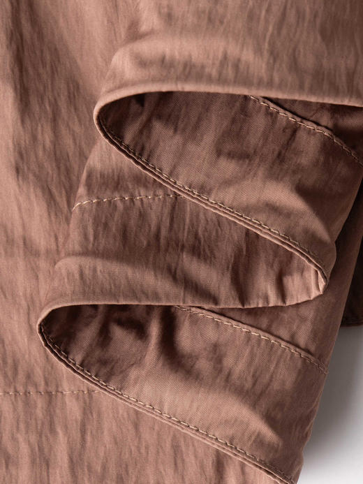 COCO ZONE 设计感连帽抽绳外套纯色长袖休闲上衣CC2C1264 商品图10