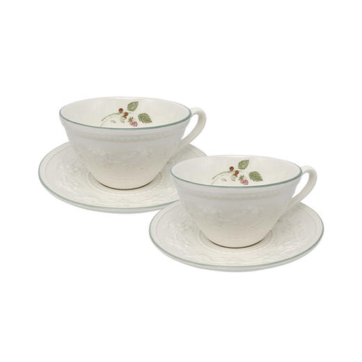 WEDGWOOD欢愉假日树莓杯碟套装 商品图0