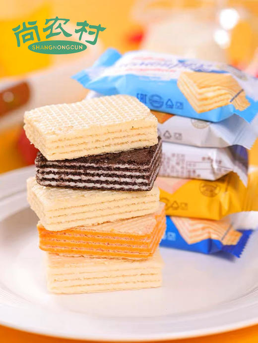 熊三岁KNOPKHT威化饼干冰淇淋408g口味 商品图0