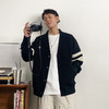 徐太浪美式高级感拼色V领夹克男秋季2024新款大码男装单排扣外套 商品缩略图0