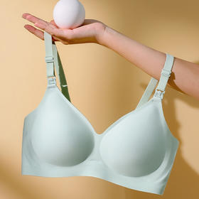 无痕果冻胶哺乳内衣孕妇文胸上托防下垂产后喂奶怀孕期专用上开扣